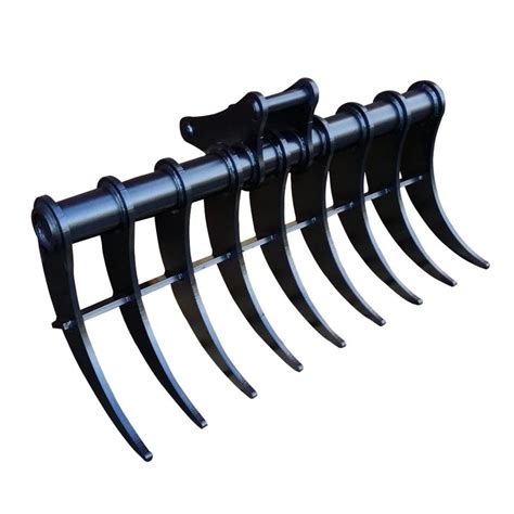 mini excavator brush rake|root rakes for mini excavators.